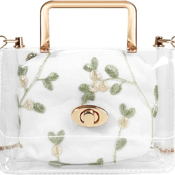Stylish 2 in 1 Transparent Jelly Bag - Ideal for Events & Everyday Use - Picture 1 of 7
